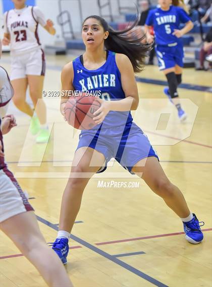 Thumbnail 3 in Xavier College Prep vs Perry photogallery.