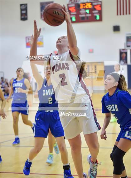 Thumbnail 3 in Xavier College Prep vs Perry photogallery.