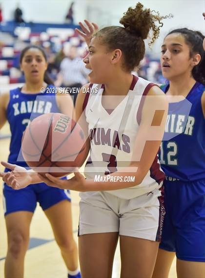 Thumbnail 1 in Xavier College Prep vs Perry photogallery.