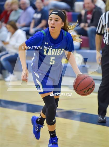 Thumbnail 2 in Xavier College Prep vs Perry photogallery.