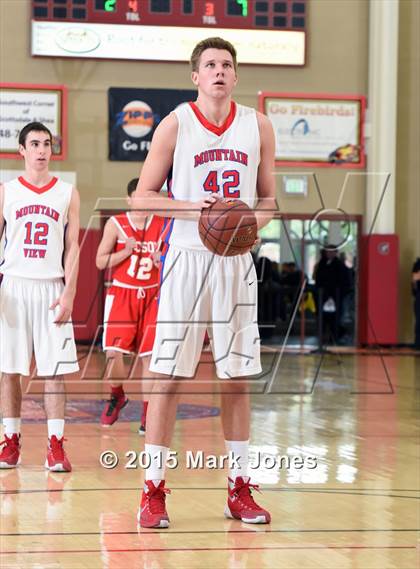 Thumbnail 3 in Tucson High Magnet School vs Mountain View (Hoophall West Invitational) photogallery.