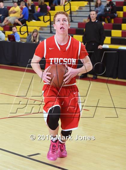 Thumbnail 3 in Tucson High Magnet School vs Mountain View (Hoophall West Invitational) photogallery.