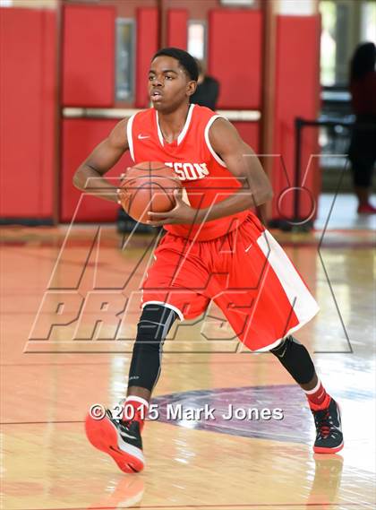 Thumbnail 2 in Tucson High Magnet School vs Mountain View (Hoophall West Invitational) photogallery.