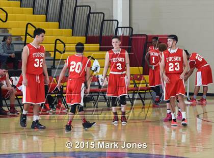 Thumbnail 3 in Tucson High Magnet School vs Mountain View (Hoophall West Invitational) photogallery.