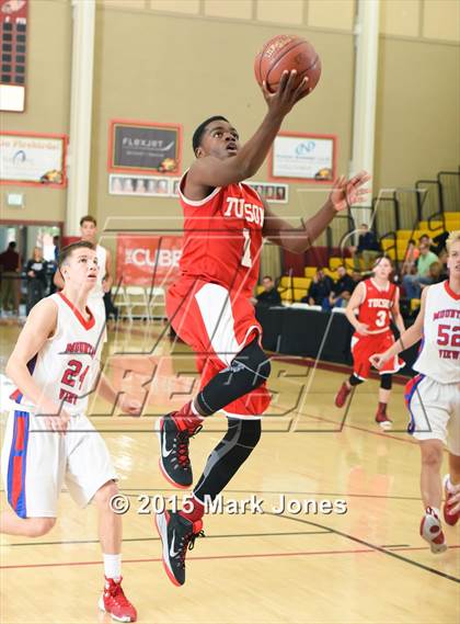 Thumbnail 1 in Tucson High Magnet School vs Mountain View (Hoophall West Invitational) photogallery.