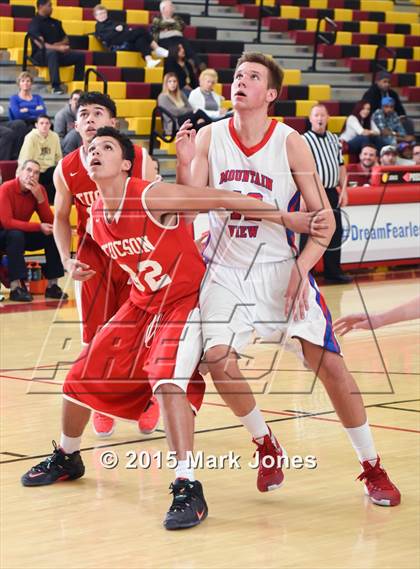 Thumbnail 1 in Tucson High Magnet School vs Mountain View (Hoophall West Invitational) photogallery.