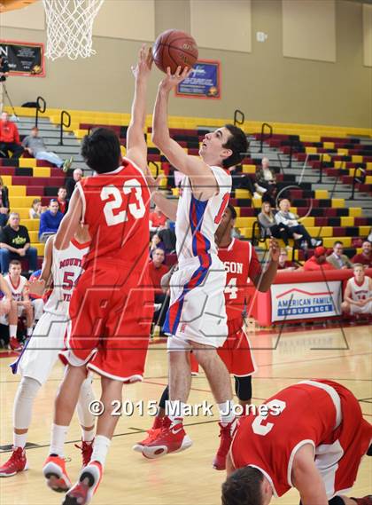 Thumbnail 2 in Tucson High Magnet School vs Mountain View (Hoophall West Invitational) photogallery.