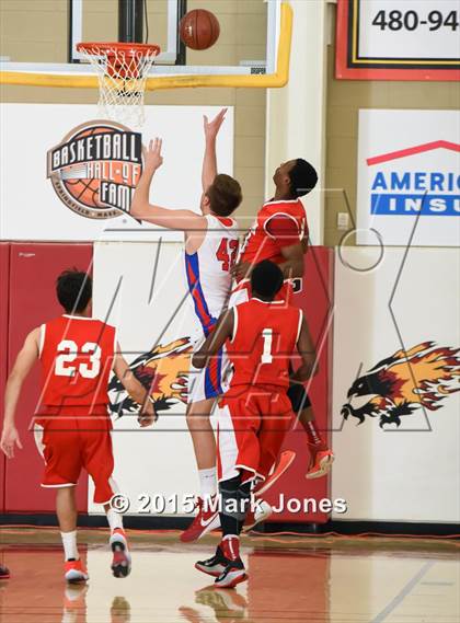Thumbnail 1 in Tucson High Magnet School vs Mountain View (Hoophall West Invitational) photogallery.