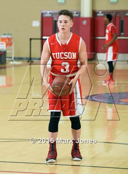 Thumbnail 1 in Tucson High Magnet School vs Mountain View (Hoophall West Invitational) photogallery.