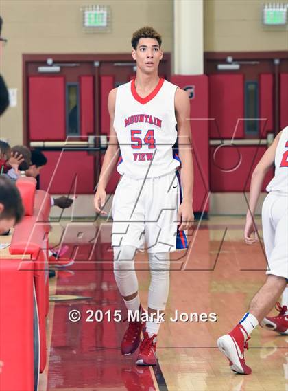 Thumbnail 3 in Tucson High Magnet School vs Mountain View (Hoophall West Invitational) photogallery.
