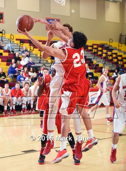 Thumbnail 1 in Tucson High Magnet School vs Mountain View (Hoophall West Invitational) photogallery.