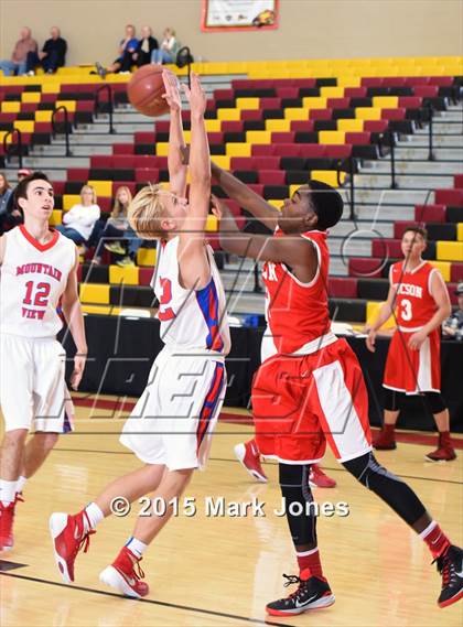 Thumbnail 3 in Tucson High Magnet School vs Mountain View (Hoophall West Invitational) photogallery.
