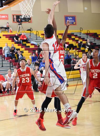 Thumbnail 1 in Tucson High Magnet School vs Mountain View (Hoophall West Invitational) photogallery.
