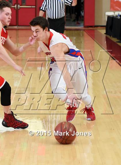 Thumbnail 2 in Tucson High Magnet School vs Mountain View (Hoophall West Invitational) photogallery.