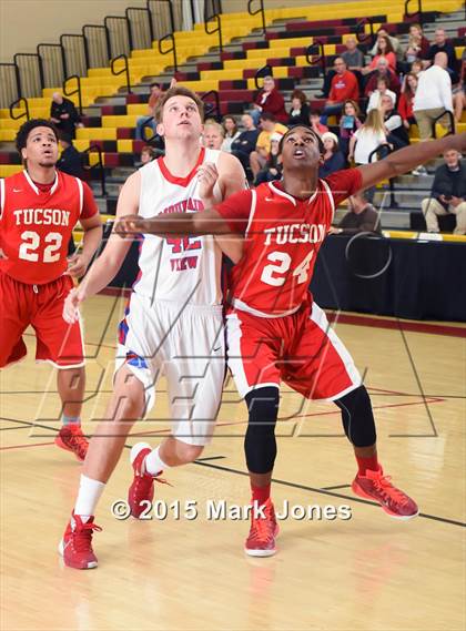 Thumbnail 1 in Tucson High Magnet School vs Mountain View (Hoophall West Invitational) photogallery.