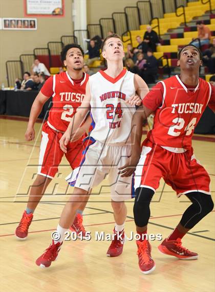 Thumbnail 1 in Tucson High Magnet School vs Mountain View (Hoophall West Invitational) photogallery.