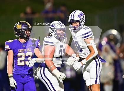 Thumbnail 3 in Port Neches-Groves vs. Liberty Hill (UIL 5A D2 Semifinal) photogallery.