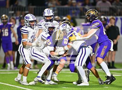 Thumbnail 2 in Port Neches-Groves vs. Liberty Hill (UIL 5A D2 Semifinal) photogallery.