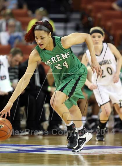 Thumbnail 3 in Plains vs. Kerens (UIL 1A Division 1 Final) photogallery.