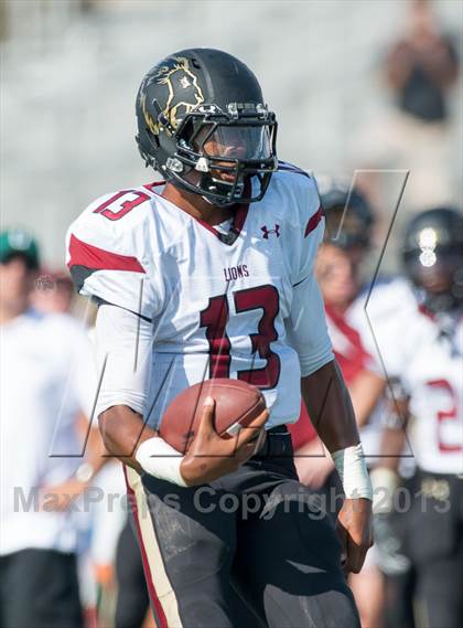 Thumbnail 1 in Upland vs Oaks Christian (UT Honor Bowl) photogallery.