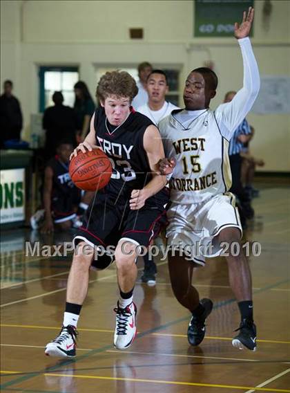 Thumbnail 1 in Troy vs. Troy (Santa Barbara Holiday Classic Tournament) photogallery.