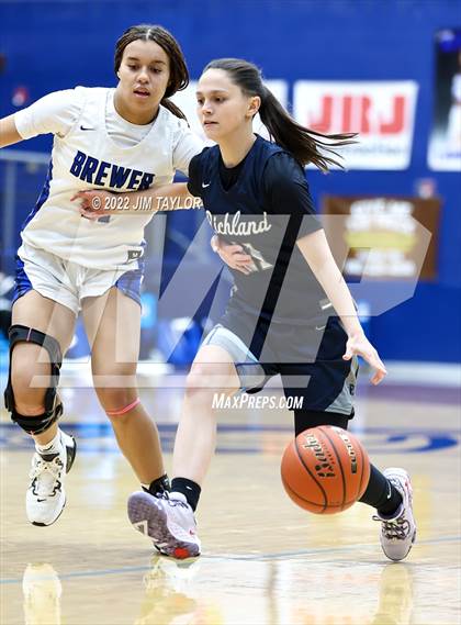 Thumbnail 1 in Richland vs Brewer (Weatherford Raising Cane's Christmas Classic) photogallery.