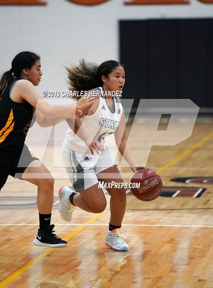 Thumbnail 3 in Alief Hastings vs. Steele (McDonald's Texas Invitational) photogallery.