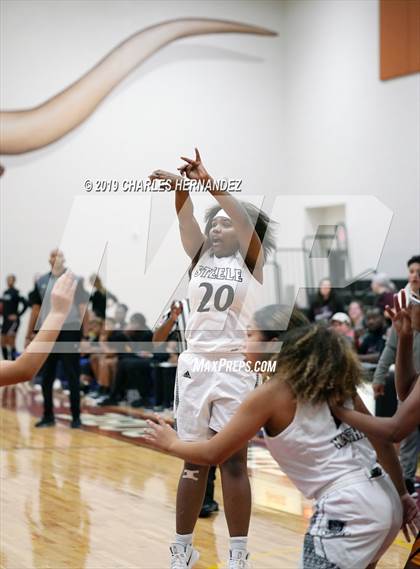 Thumbnail 1 in Alief Hastings vs. Steele (McDonald's Texas Invitational) photogallery.