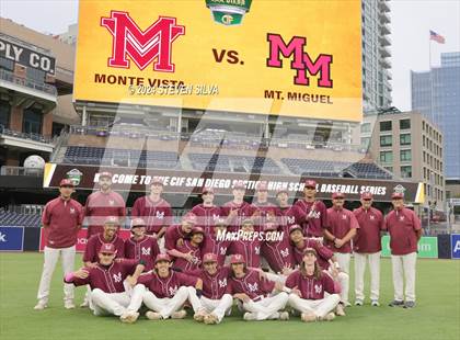 Thumbnail 2 in Monte Vista vs. Mount Miguel @ Petco Park photogallery.