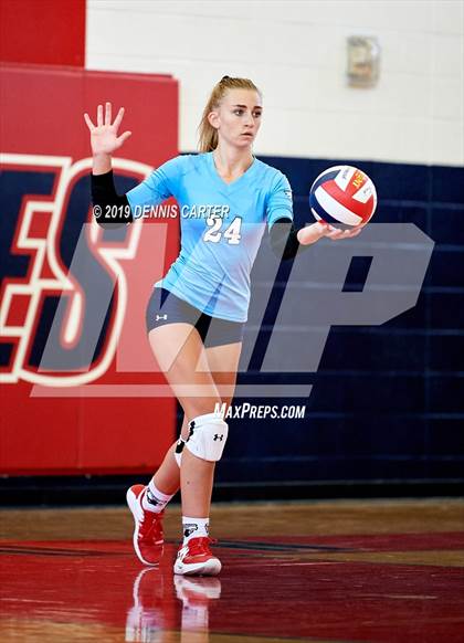 Thumbnail 3 in Alpharetta vs. Milton (Tri Match) photogallery.