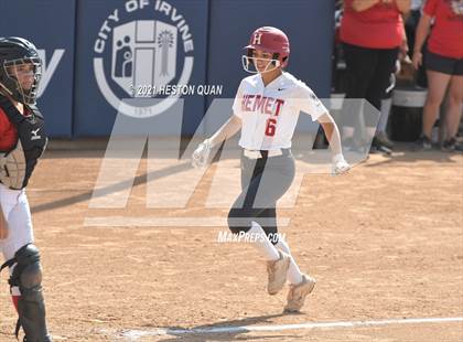 Thumbnail 1 in Hemet vs. Rosary Academy (CIF-SS D4 Final) photogallery.