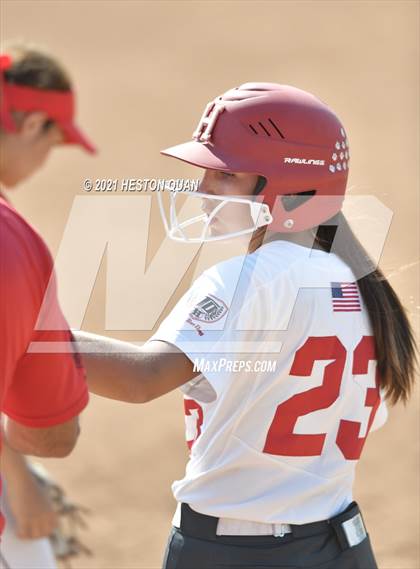Thumbnail 1 in Hemet vs. Rosary Academy (CIF-SS D4 Final) photogallery.
