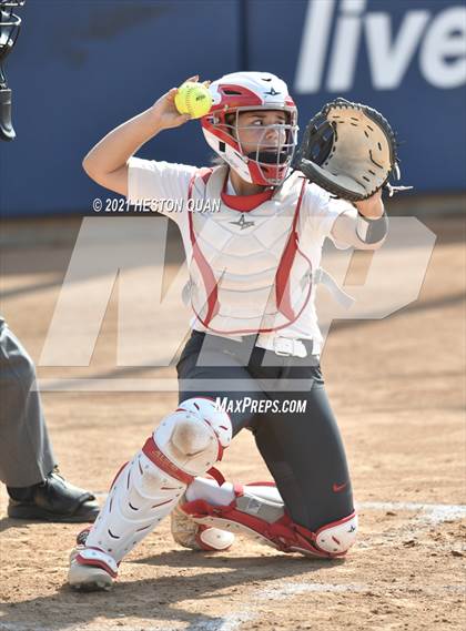 Thumbnail 1 in Hemet vs. Rosary Academy (CIF-SS D4 Final) photogallery.