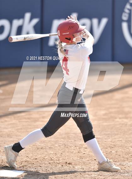 Thumbnail 3 in Hemet vs. Rosary Academy (CIF-SS D4 Final) photogallery.