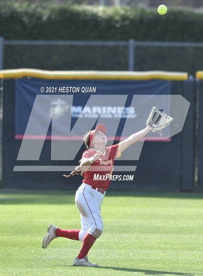 Thumbnail 3 in Hemet vs. Rosary Academy (CIF-SS D4 Final) photogallery.