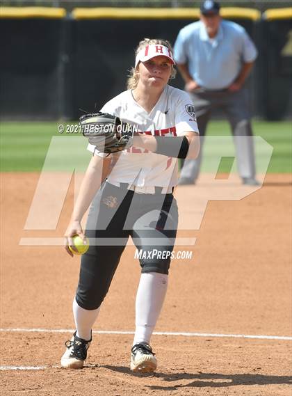 Thumbnail 3 in Hemet vs. Rosary Academy (CIF-SS D4 Final) photogallery.
