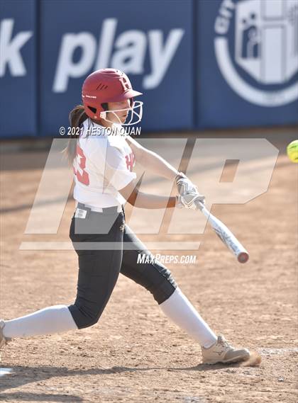 Thumbnail 2 in Hemet vs. Rosary Academy (CIF-SS D4 Final) photogallery.