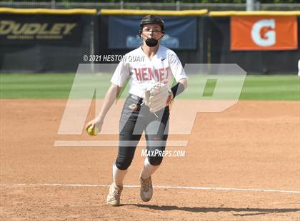 Thumbnail 3 in Hemet vs. Rosary Academy (CIF-SS D4 Final) photogallery.