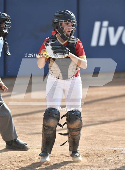 Thumbnail 1 in Hemet vs. Rosary Academy (CIF-SS D4 Final) photogallery.