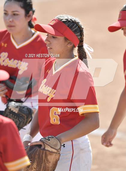 Thumbnail 2 in Hemet vs. Rosary Academy (CIF-SS D4 Final) photogallery.
