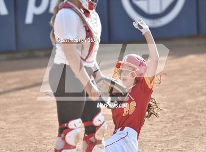Thumbnail 3 in Hemet vs. Rosary Academy (CIF-SS D4 Final) photogallery.