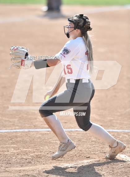 Thumbnail 3 in Hemet vs. Rosary Academy (CIF-SS D4 Final) photogallery.
