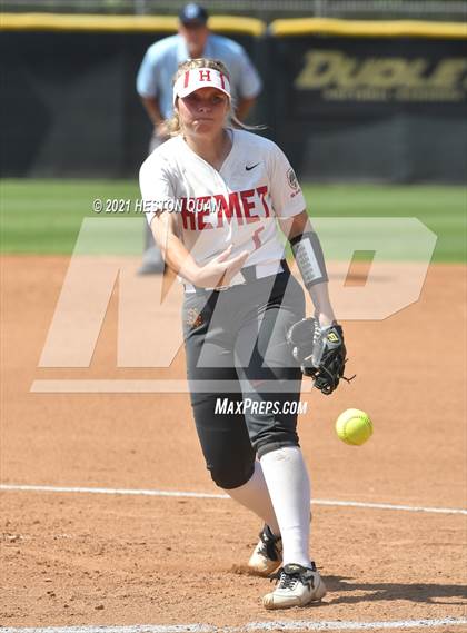 Thumbnail 1 in Hemet vs. Rosary Academy (CIF-SS D4 Final) photogallery.