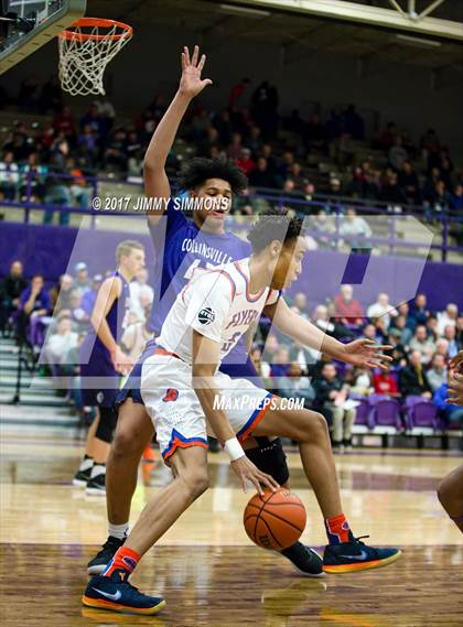 Thumbnail 1 in Collinsville vs. East St. Louis (Prairie Farms Holiday Classic) photogallery.