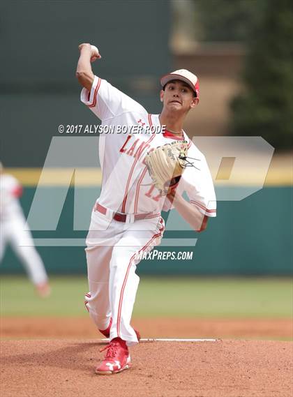 Thumbnail 1 in Orange Lutheran vs. Merritt Island (National High School Invitational)  photogallery.