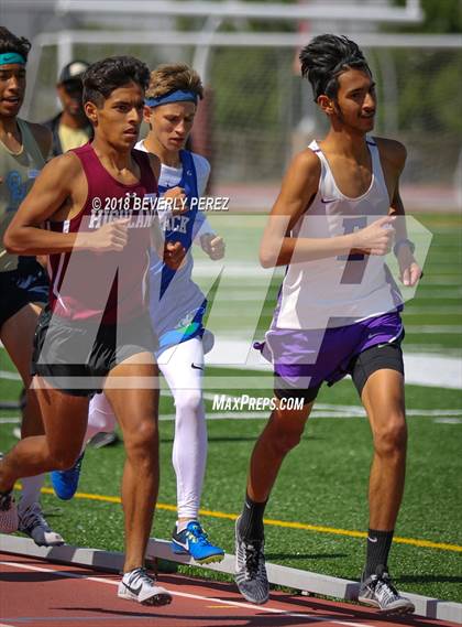 Thumbnail 1 in Golden League CIF Finals (3200 Meter Run) photogallery.
