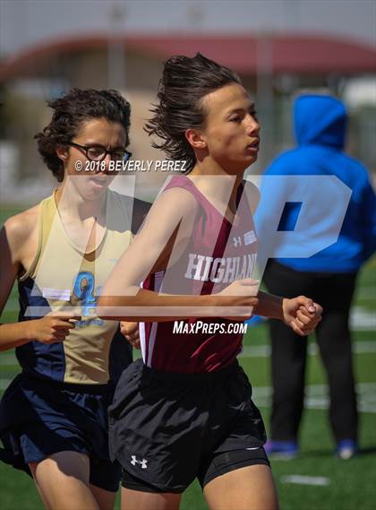 Thumbnail 1 in Golden League CIF Finals (3200 Meter Run) photogallery.