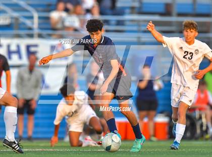 Thumbnail 2 in Flower Mound vs. Seven Lakes (UIL 6A Soccer Final) photogallery.