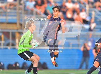 Thumbnail 1 in Flower Mound vs. Seven Lakes (UIL 6A Soccer Final) photogallery.