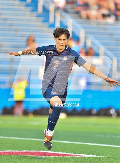 Thumbnail 3 in Flower Mound vs. Seven Lakes (UIL 6A Soccer Final) photogallery.